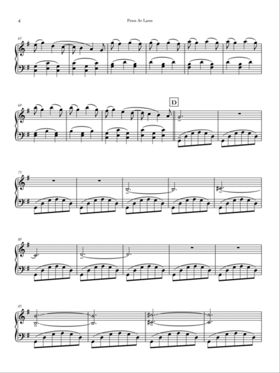 Penn Ar Lann Piano Solo scores gallery preview page 4