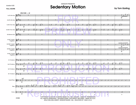 Sedentary Motion (Full Score)