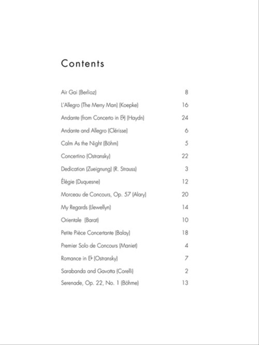 Concert and Contest Collection for Bb Cornet or Trumpet Concert Band Methods scores gallery preview page 2