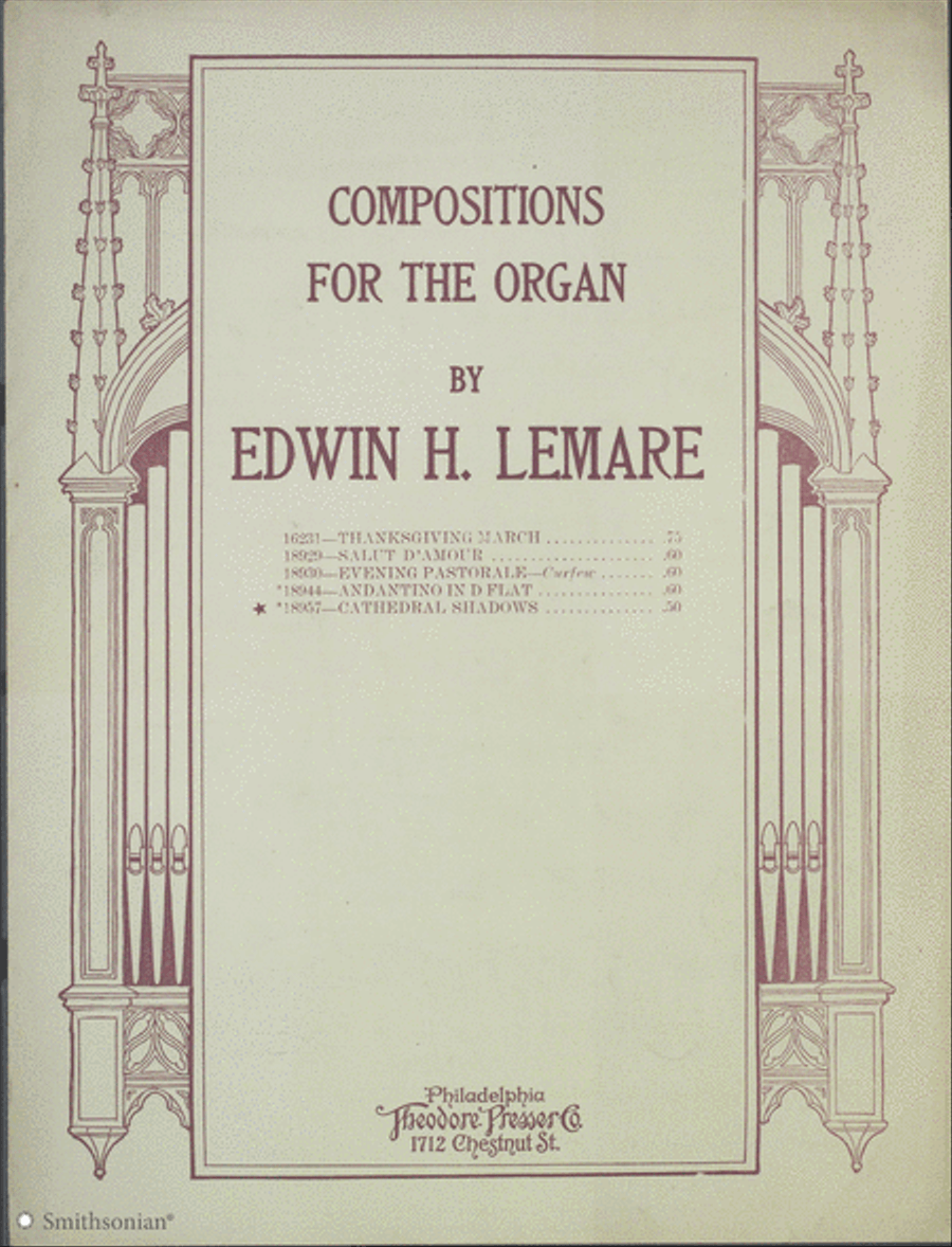 Cathedral Shadows Organ Solo scores gallery preview page 1