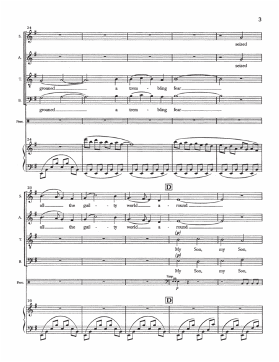 When Jesus Wept 4-Part scores gallery preview page 4