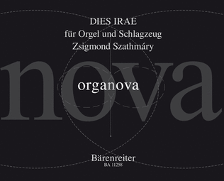 Book cover for DIES IRAE for Organ and Percussion (2015)