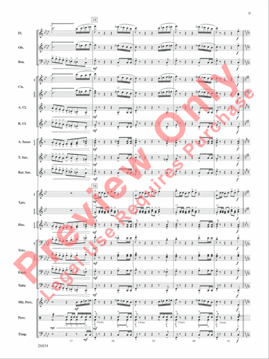 Medal of Valor Concert Band scores gallery preview page 10