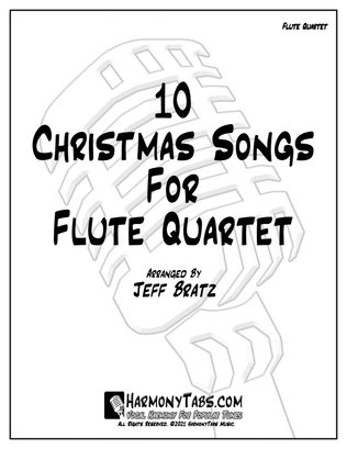 10 Christmas Songs For Flute Quartet