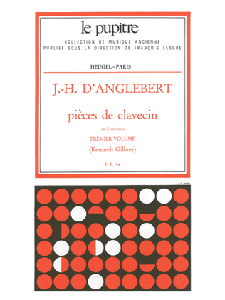 Book cover for Pieces de Clavecin Vol.1 (K.Gilbert) (Le Pupitre)