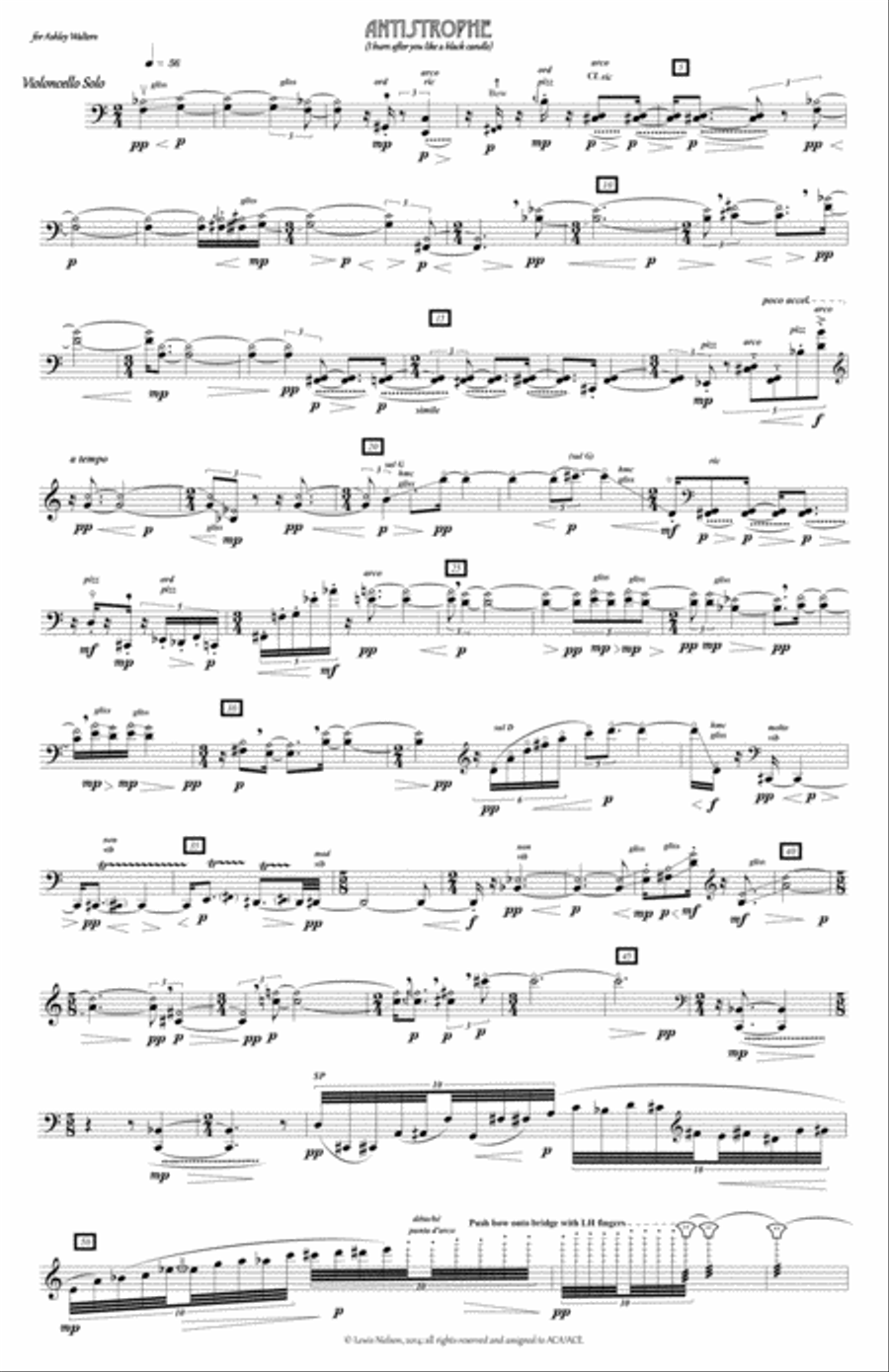[Nielson] Antistrophe Cello Solo scores gallery preview page 5