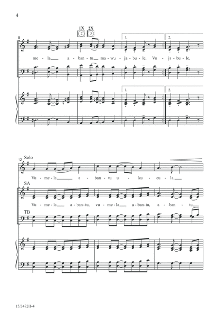 Masijabule 4-Part scores gallery preview page 4