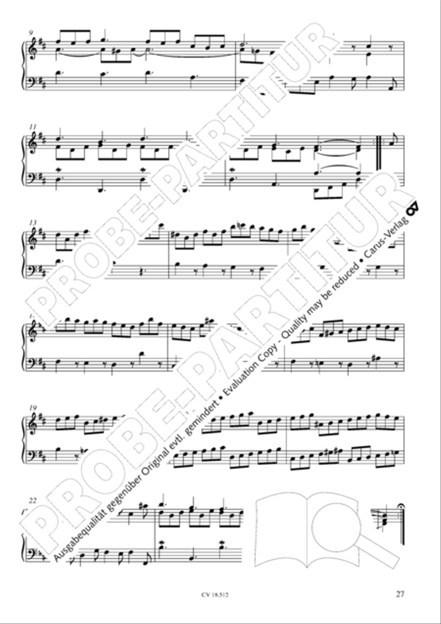 Six Suites Harpsichord scores gallery preview page 28