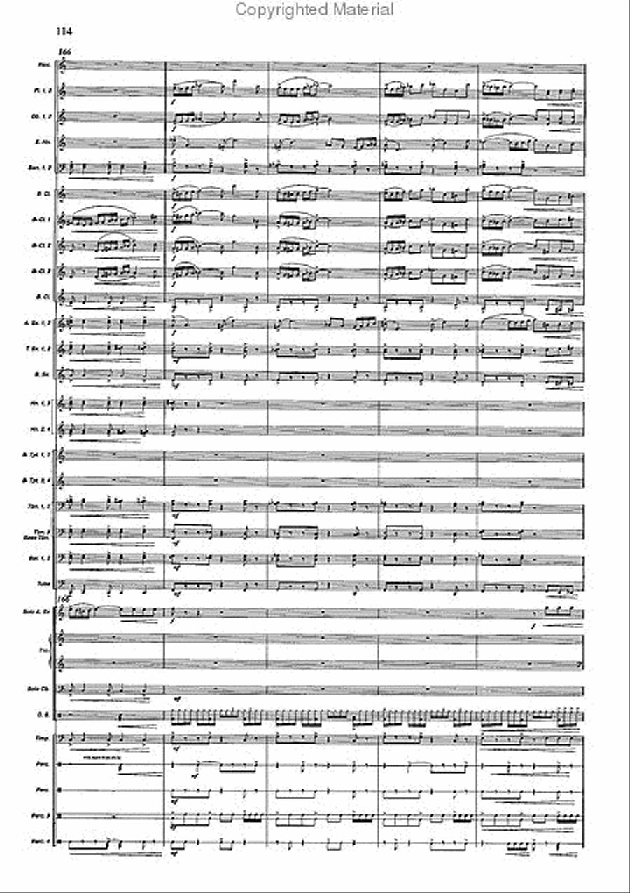 Concertango Concert Band scores gallery preview page 115