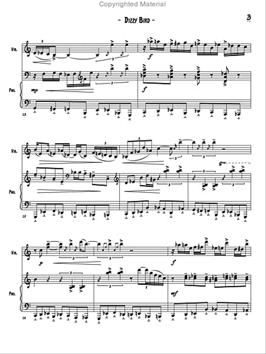 Two Images for Vibraphone and Piano Piano Accompaniment scores gallery preview page 9