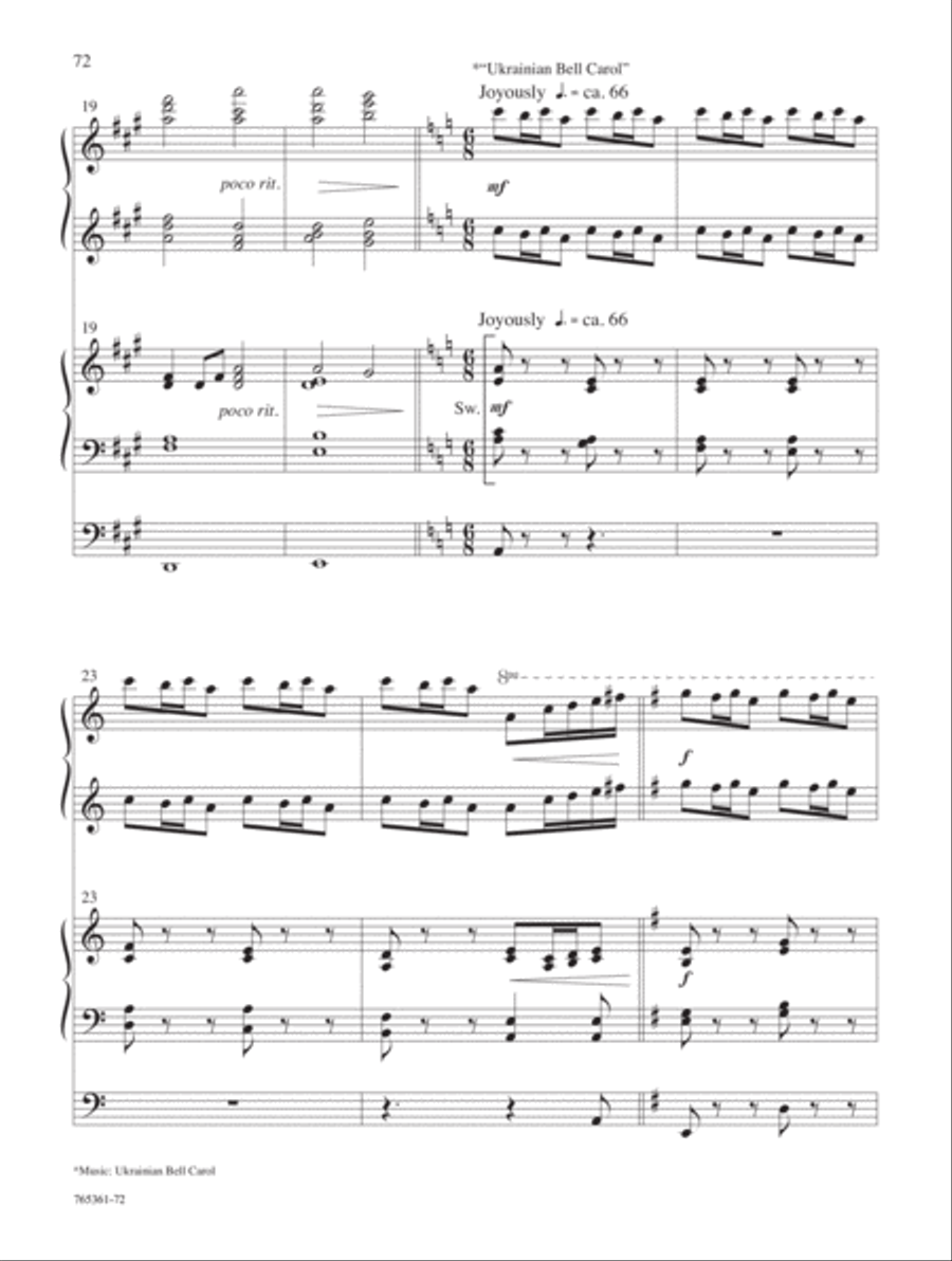 Symphony of Praise Organ scores gallery preview page 20
