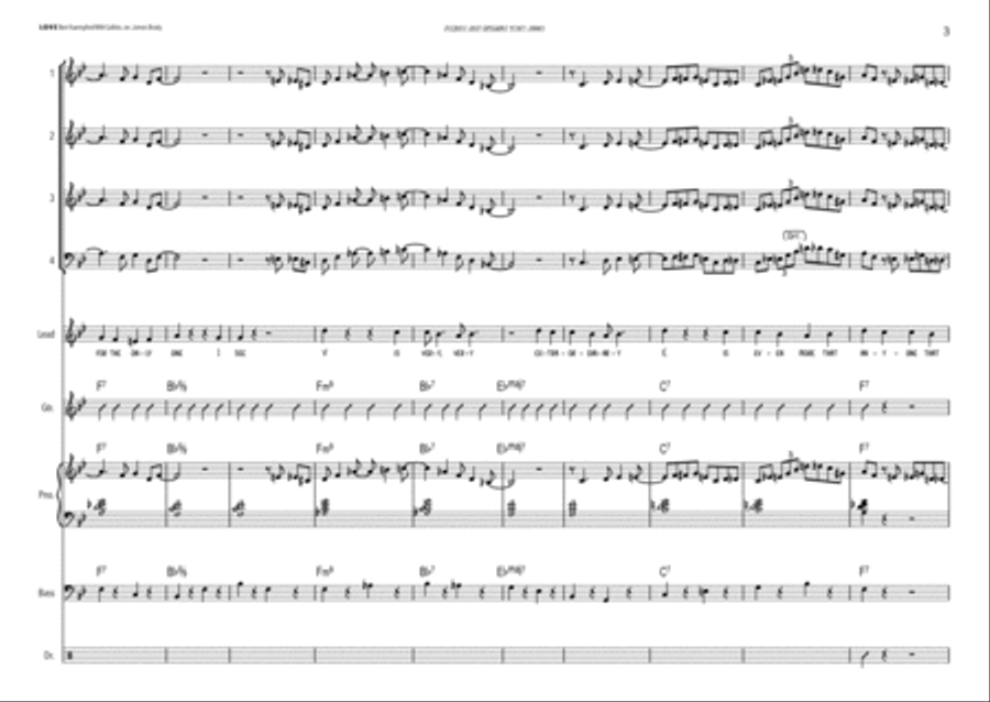 L-O-V-E Jazz Ensemble scores gallery preview page 3