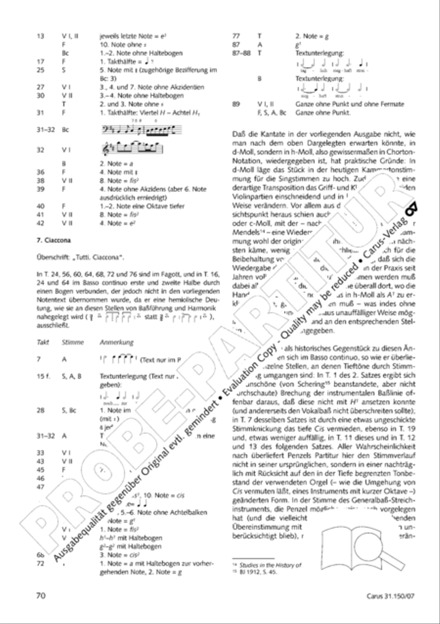 O my Lord, I long for thee (Nach dir, Herr, verlanget mich) 4-Part scores gallery preview page 71