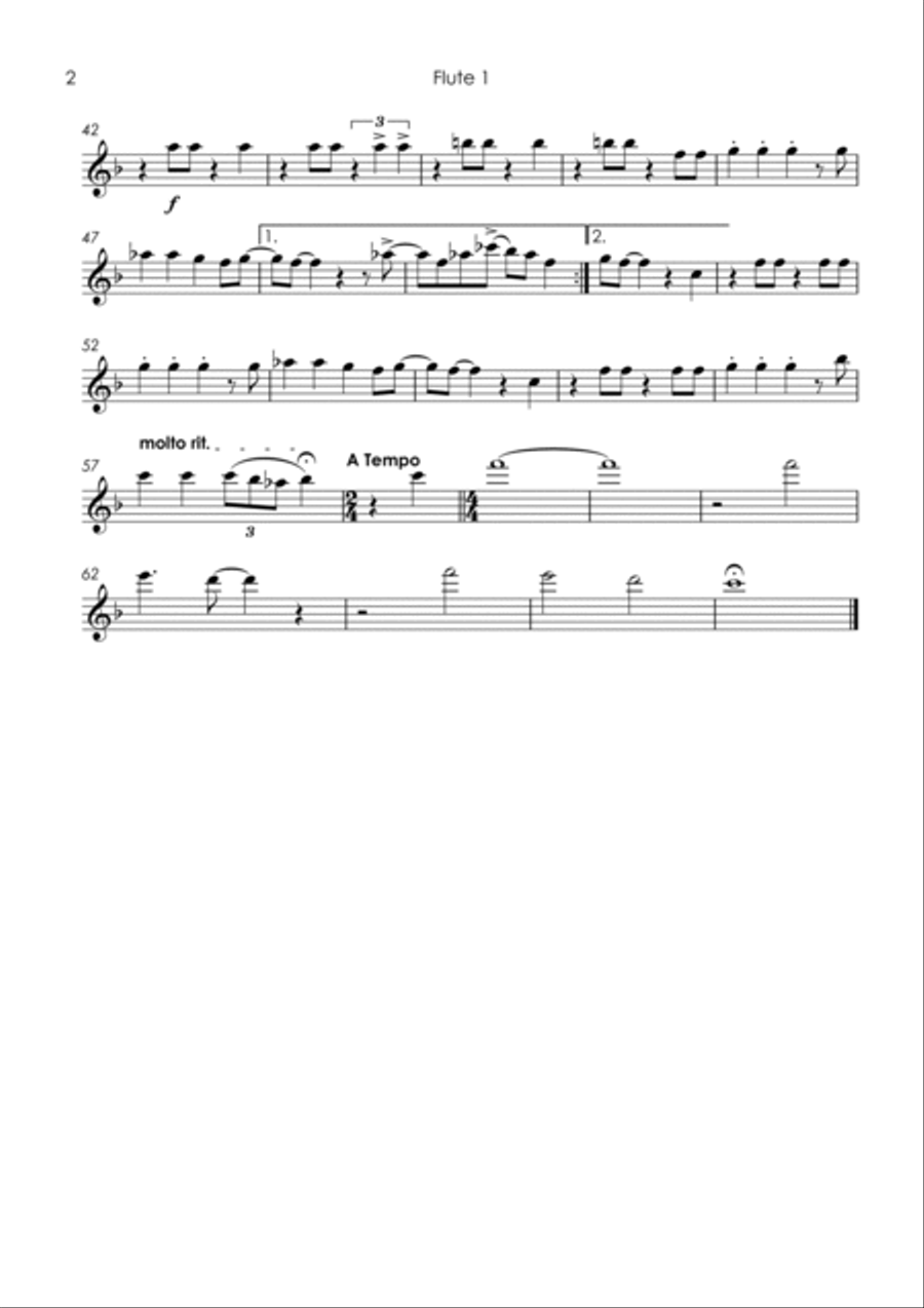She Loves You Flute Quartet scores gallery preview page 4