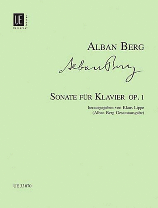 Book cover for Piano Sonata Op. 1, New Rev.