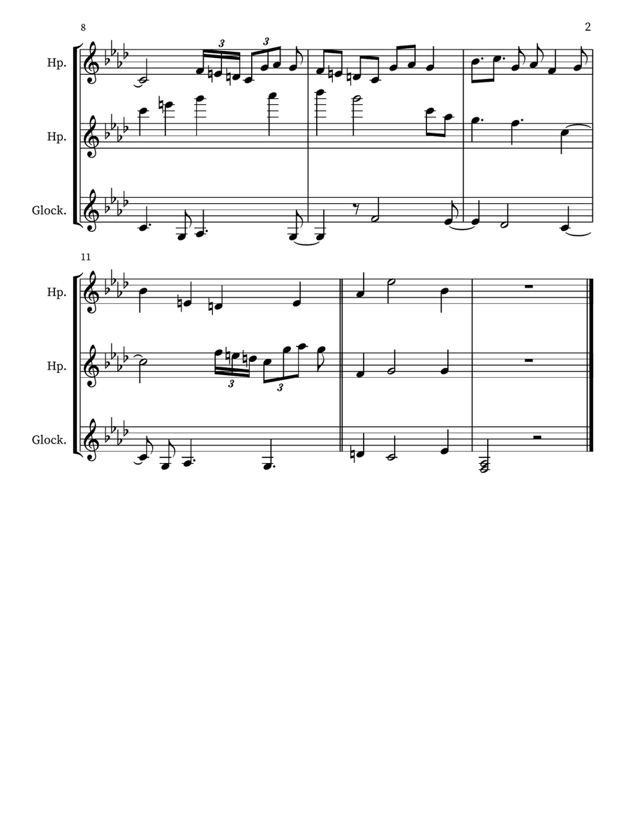 Children's Musing 9 Small Ensemble scores gallery preview page 2