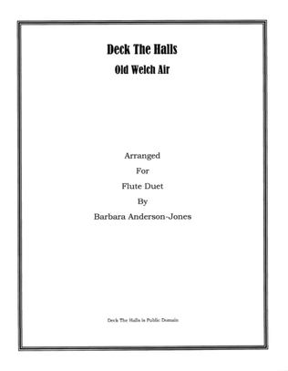 Book cover for Deck The Halls (Flute Duet)