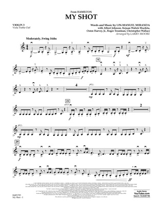 My Shot - Violin 3 (Viola Treble Clef)