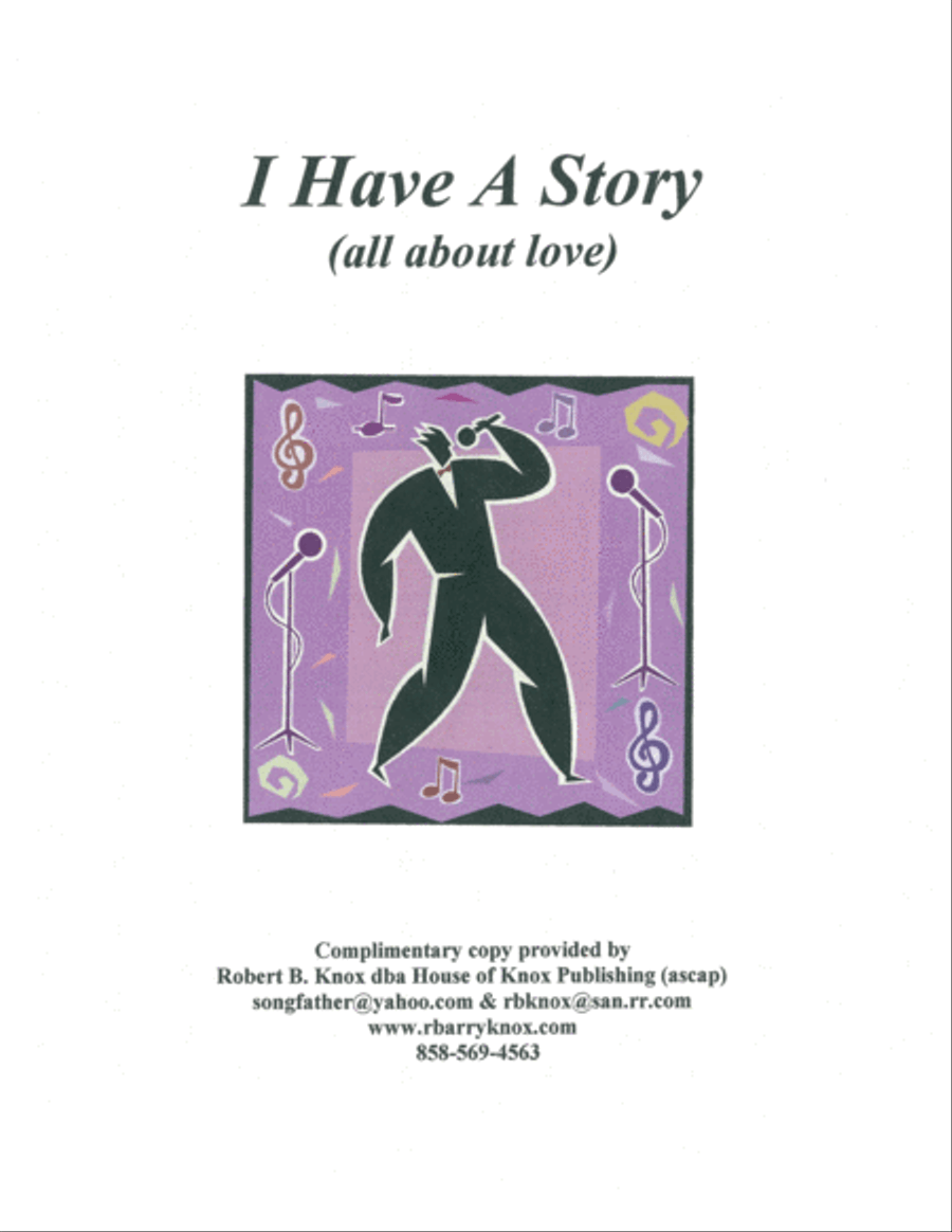 I Have A Story Voice scores gallery preview page 1