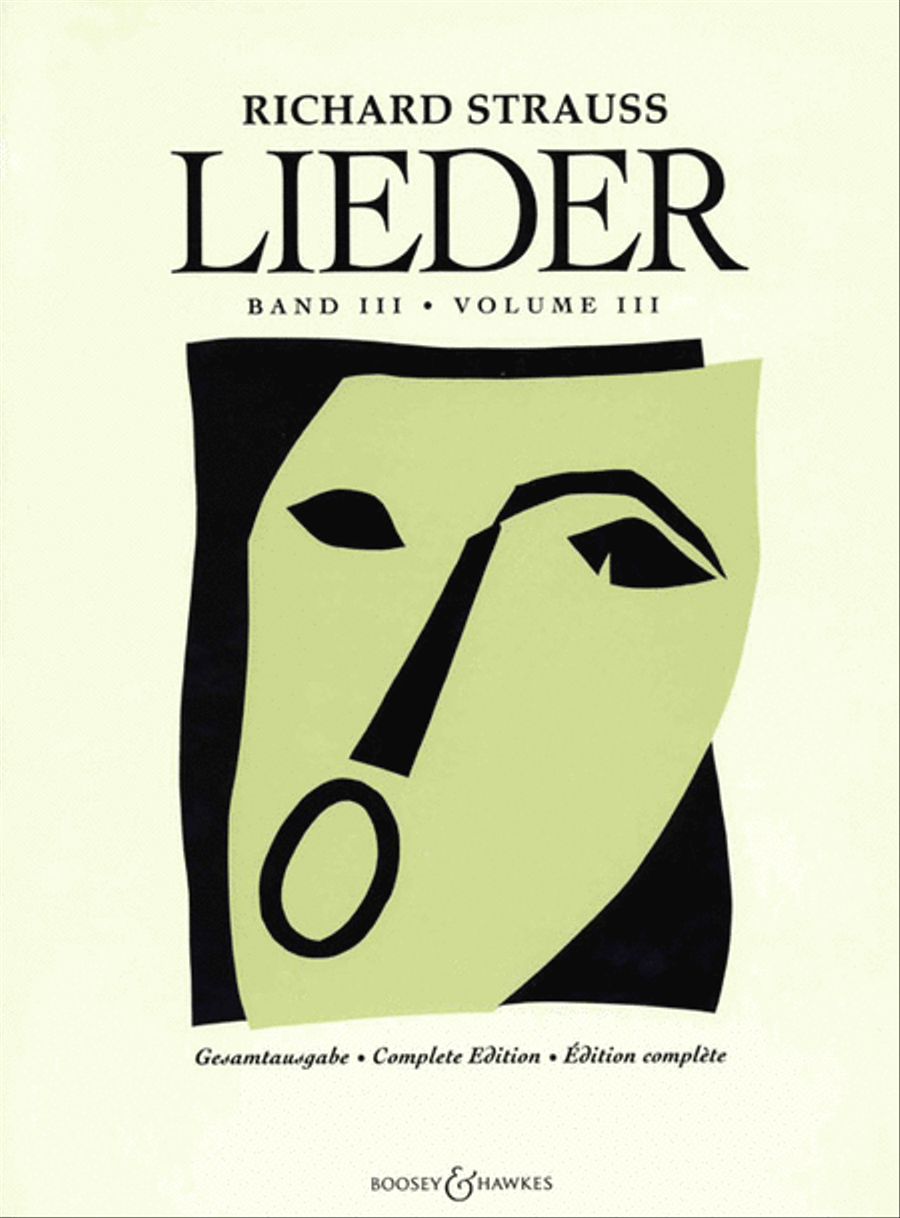 Lieder – Volume 3 Voice Solo scores gallery preview page 1
