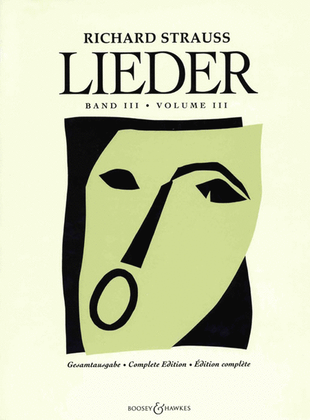 Book cover for Lieder – Volume 3