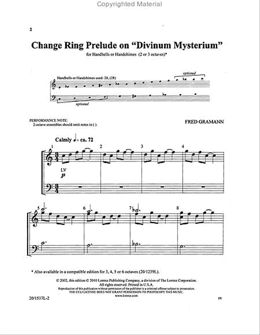Change Ring Prelude on 