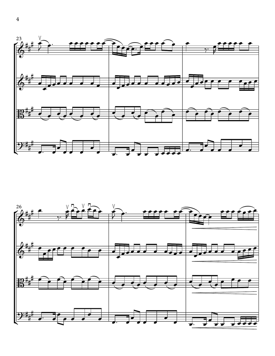 Halo String Quartet scores gallery preview page 4