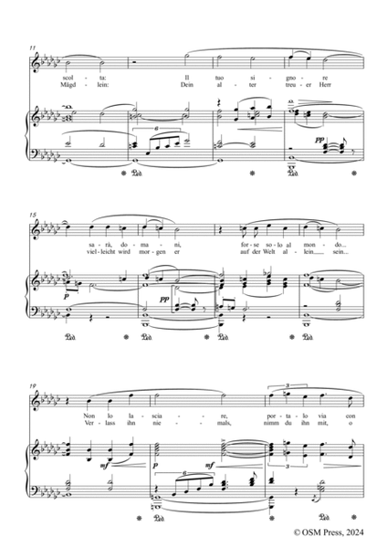G. Puccini-Non piangere Liu,in G flat Major