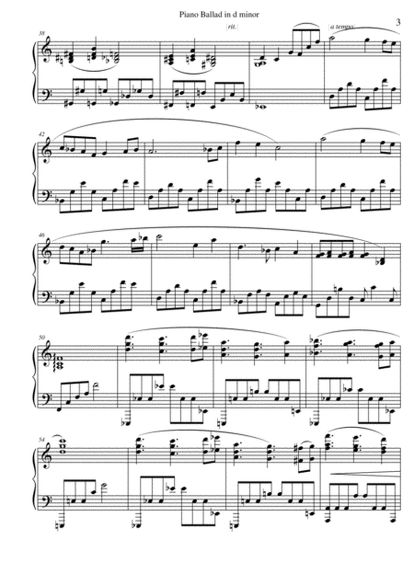 Piano Ballad in d minor by CDMoon
