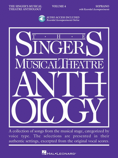 Singers Musical Theatre Anth V4 Sop Book/Online Audio