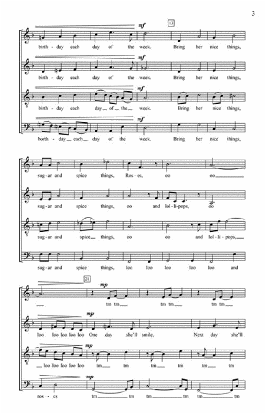 Lollipops and Roses Lollipops and Roses 4-Part scores gallery preview page 3