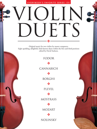 Book cover for Violin Duets