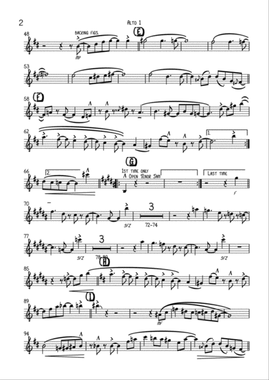 Mersey Mersey Mersey (Big Band) Jazz Ensemble scores gallery preview page 2