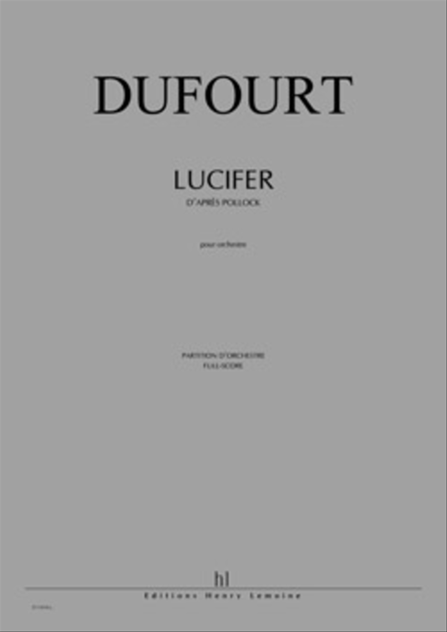 Lucifer D'Apres Pollock Orchestra scores gallery preview page 1