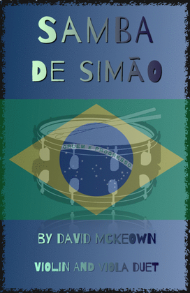 Book cover for Samba de Simão, for Violin and Viola Duet