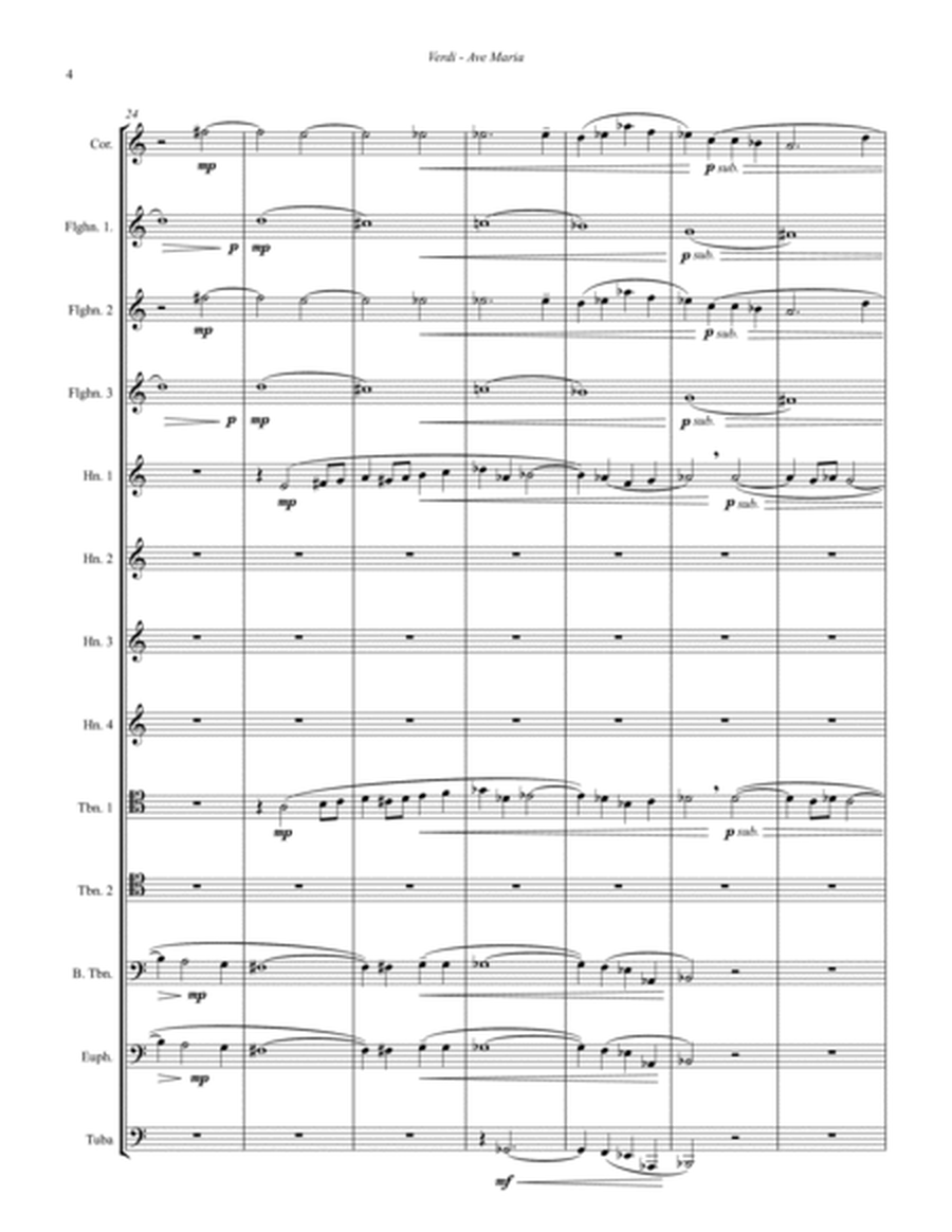Ave Maria for 13-part Brass Ensemble image number null
