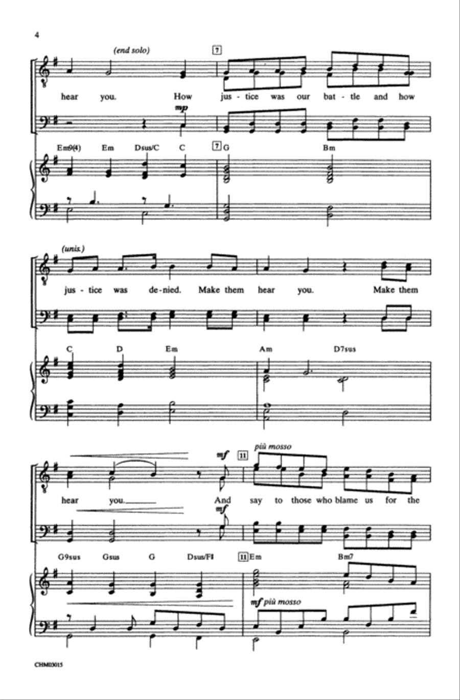 Make Them Hear You Make Them Hear You Men's Choir scores gallery preview page 13
