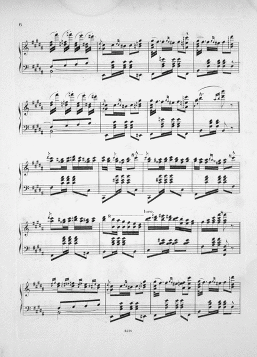 (Liebchen) SweetHeart's Polka. Morceau de Concert for Piano
