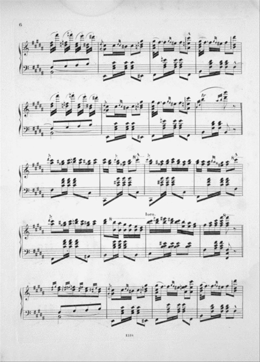 (Liebchen) SweetHeart's Polka. Morceau de Concert for Piano Piano Solo scores gallery preview page 5
