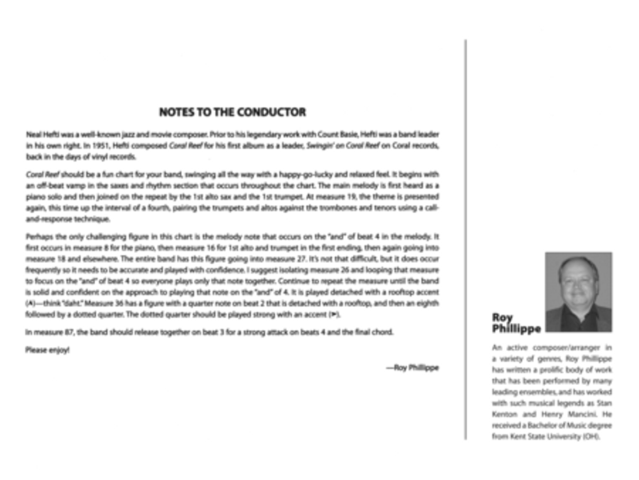 Coral Reef Jazz Ensemble scores gallery preview page 3