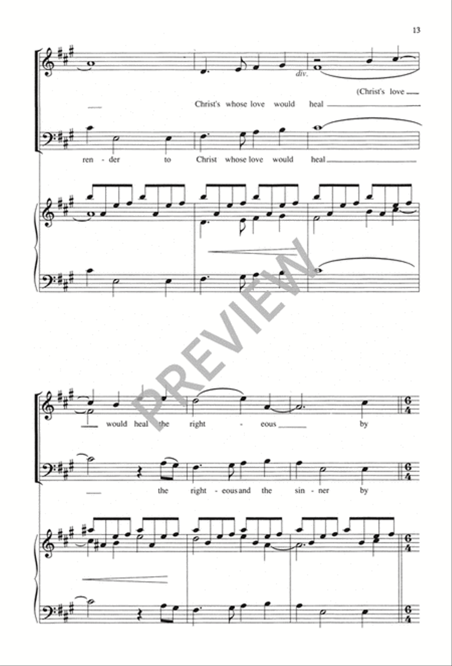 Hymn of Thanksgiving 4-Part scores gallery preview page 14