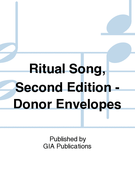 Ritual Song, Second Edition - Donor Envelopes