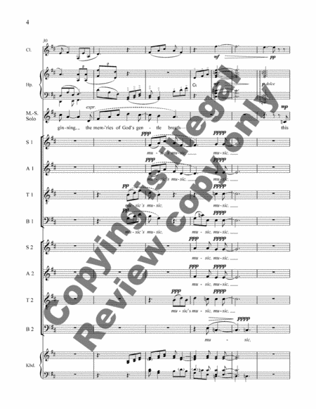 Music's Music (Choral score)