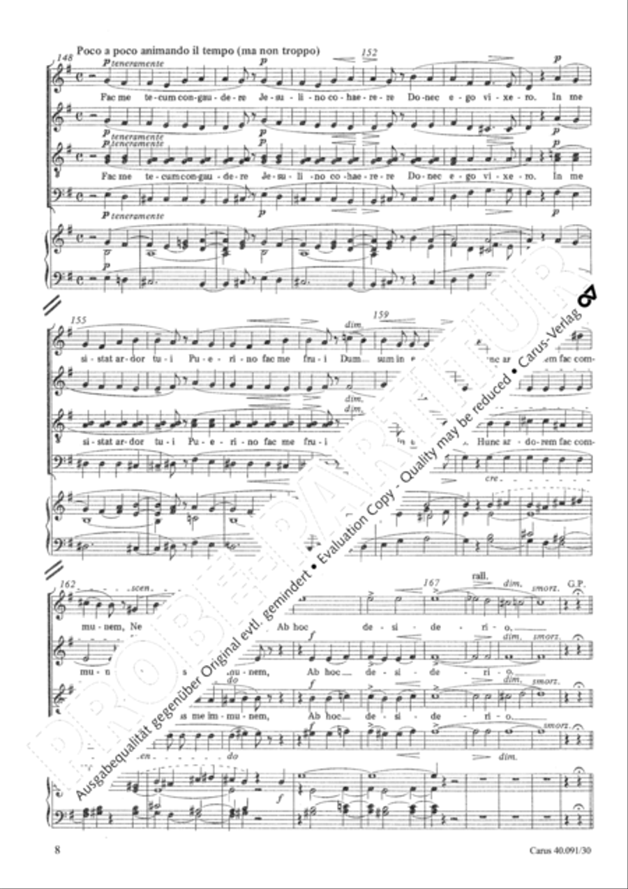Stabat Mater speciosa Choir scores gallery preview page 9