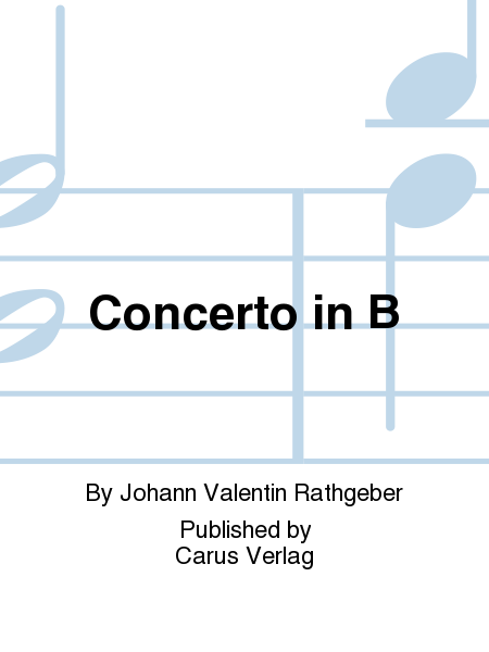 Concerto in B (Concerto en si bemol majeur)