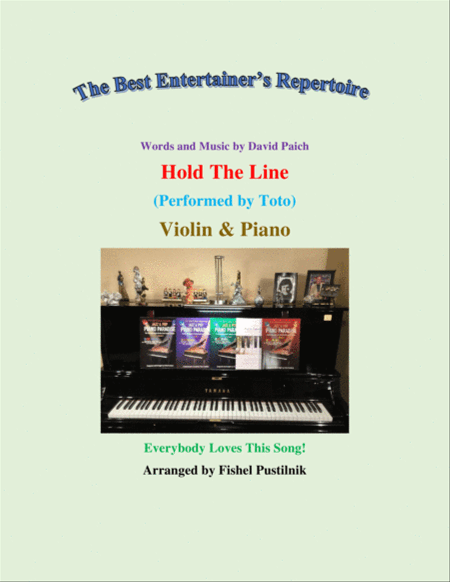 Hold The Line Violin Solo scores gallery preview page 1