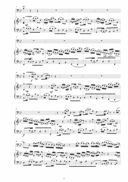 Bach - Aria (Tilg' Gott, die Lehren) BWV 2 No.3 for Bassoon and Harpsichord image number null