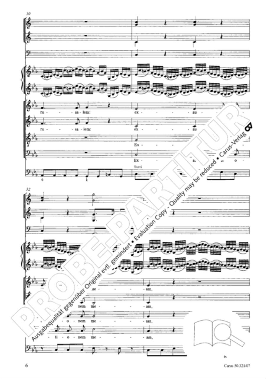 Requiem in C minor 4-Part scores gallery preview page 13