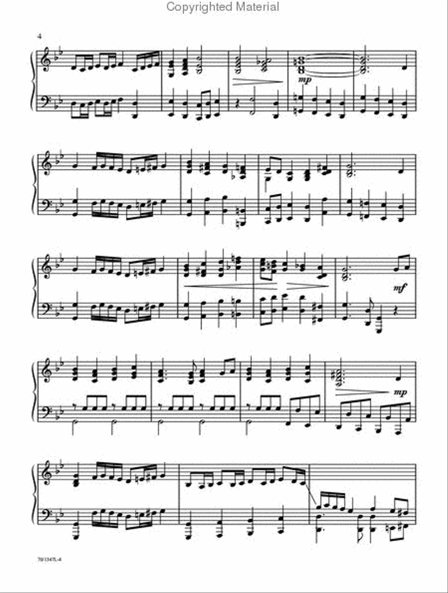 Palm Sunday to Easter Piano Solo scores gallery preview page 3