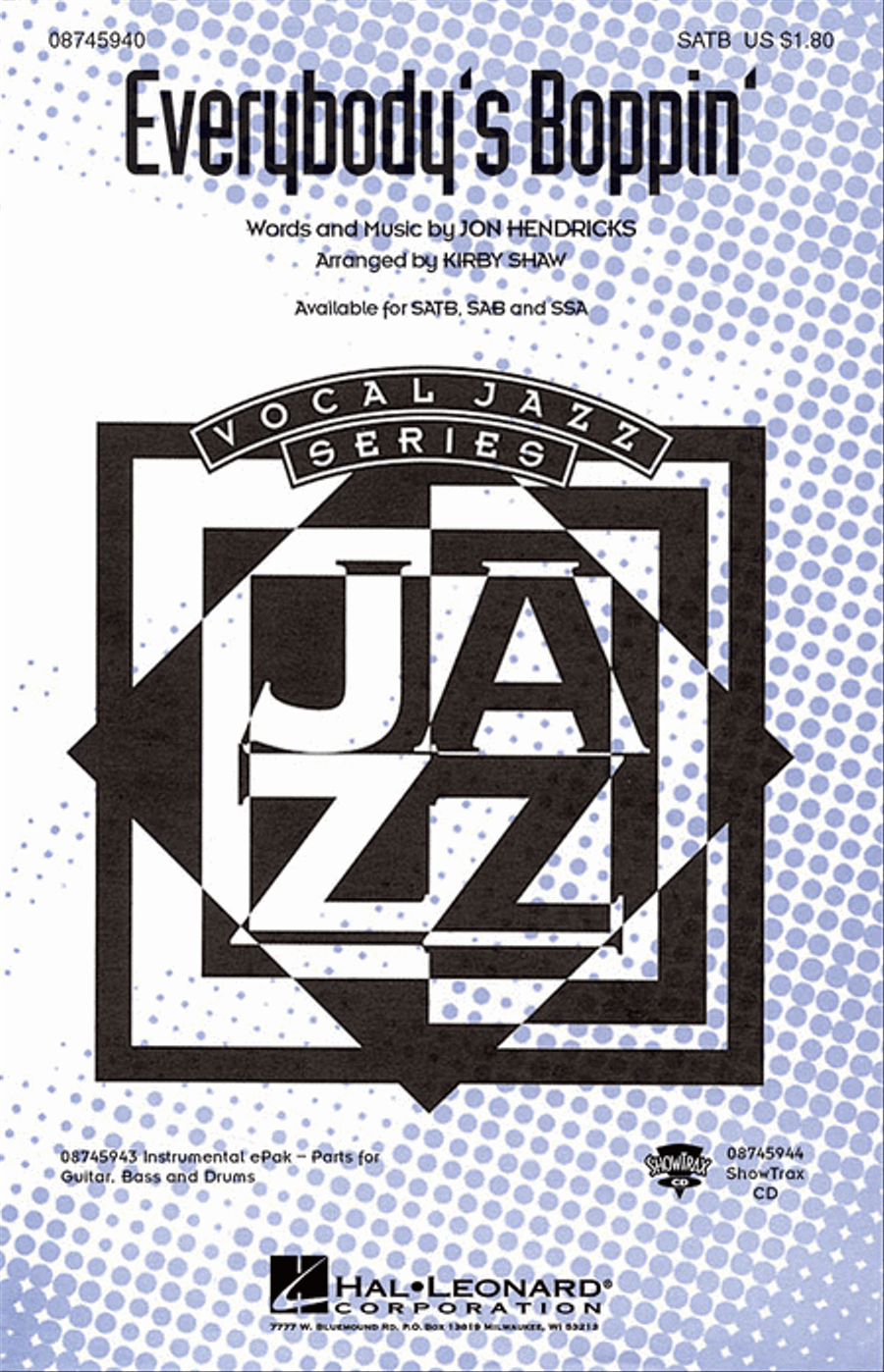 Everybody's Boppin' 4-Part scores gallery preview page 1